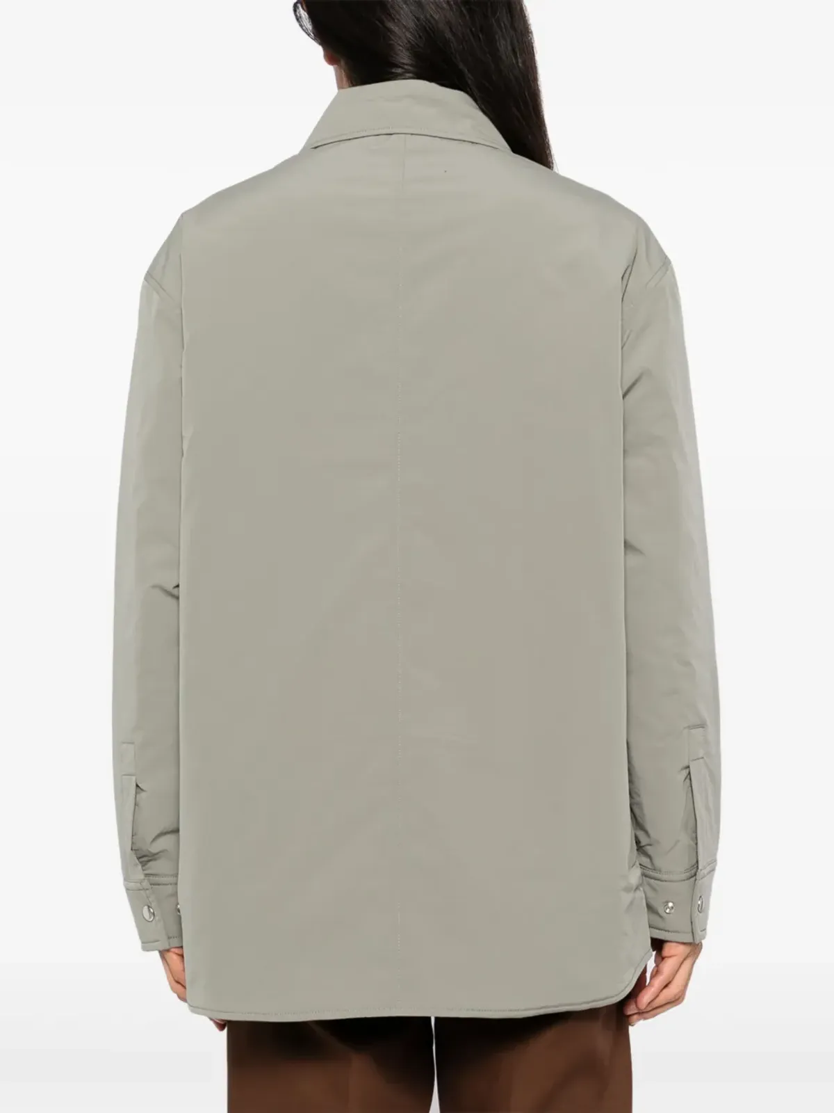 Maison Kitsuné フォックスヘッド パッド入り シャツ - グリーン - 画像4