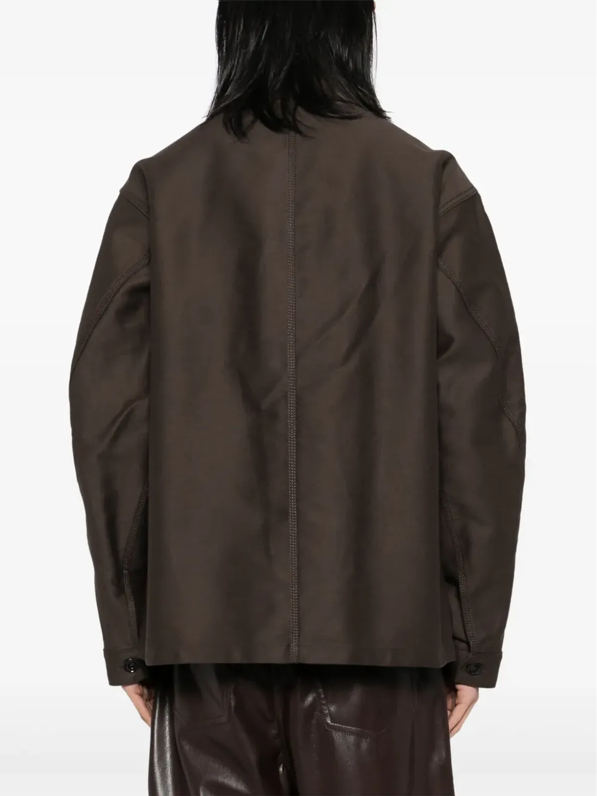 LEMAIRE ツイスト袖のワークウェアジャケット - 画像4