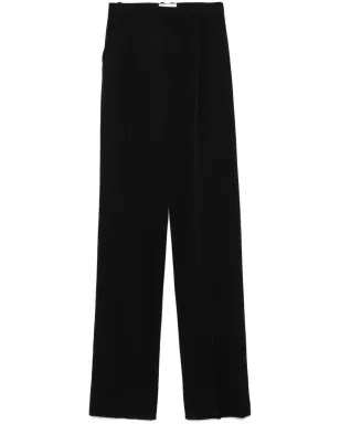 Saint Laurent グレイン・ド・プードルのパンツ ブラック - サムネイル1
