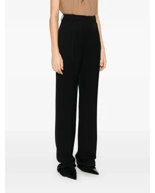 Saint Laurent グレイン・ド・プードルのパンツ ブラック - サムネイル3