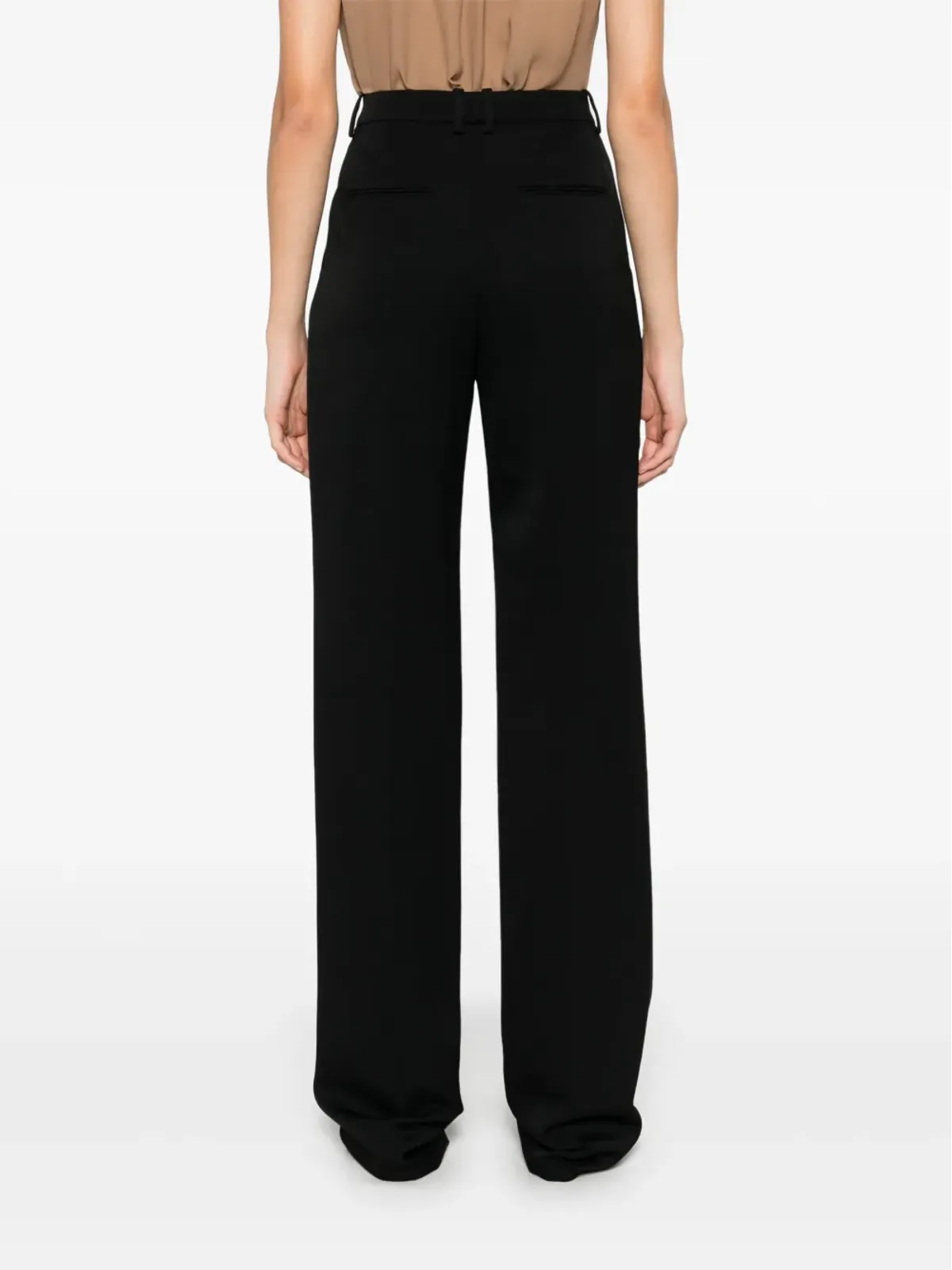 Saint Laurent グレイン・ド・プードルのパンツ ブラック - 画像4