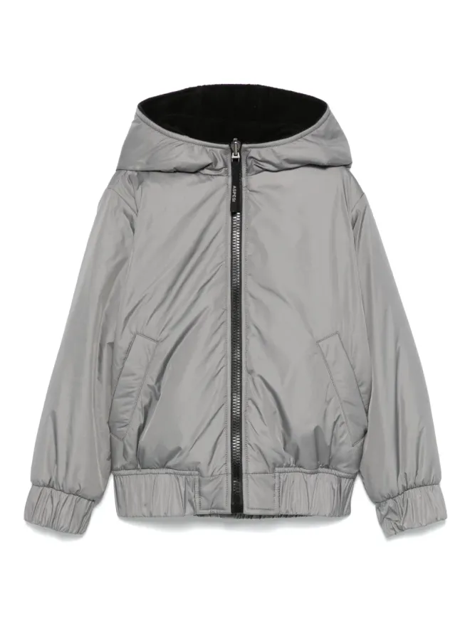 Aspesi Kids Aspesi Kids パディッドリバーシブルジャケット グレーの商品画像