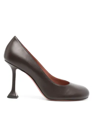 Amina Muaddi 95mm Iris pumps - Brown - サムネイル1