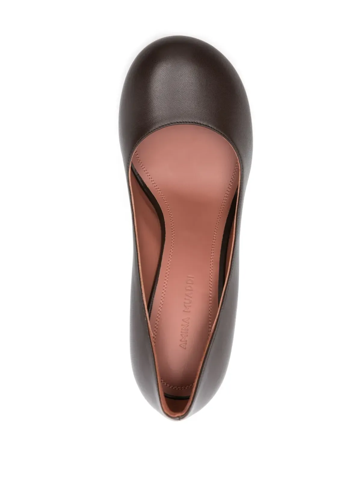Amina Muaddi 95mm Iris pumps - Brown - 画像4