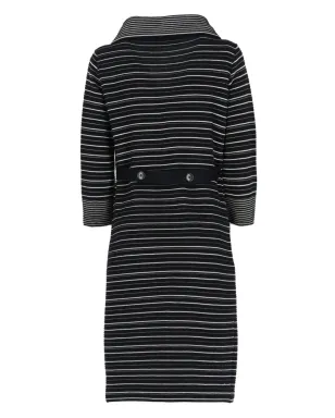 Christian Dior ビンテージ 1990年代 ストライプ コート - ブラック - サムネイル2