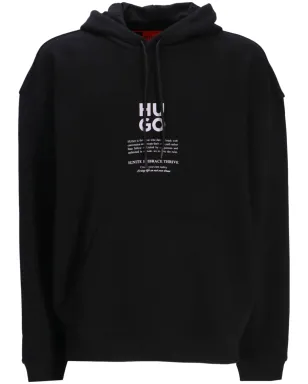 HUGO プリントコットンフーディー - サムネイル1