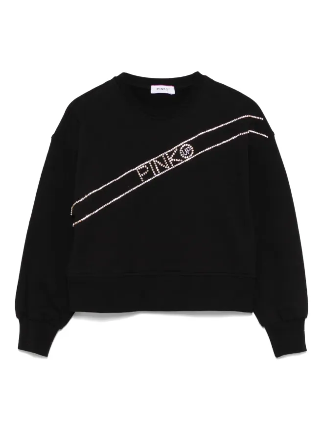 Pinko Kids Pinko Kids クリスタル装飾スウェットシャツの商品画像