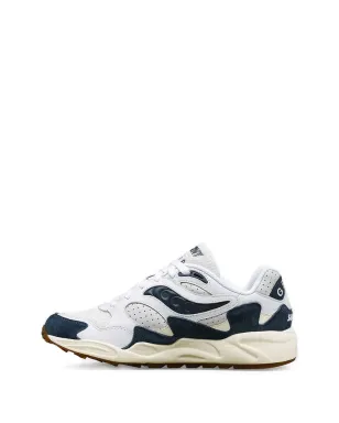 Saucony グリッドシャドウ2 Ivy Prep White Navy スニーカー - サムネイル5