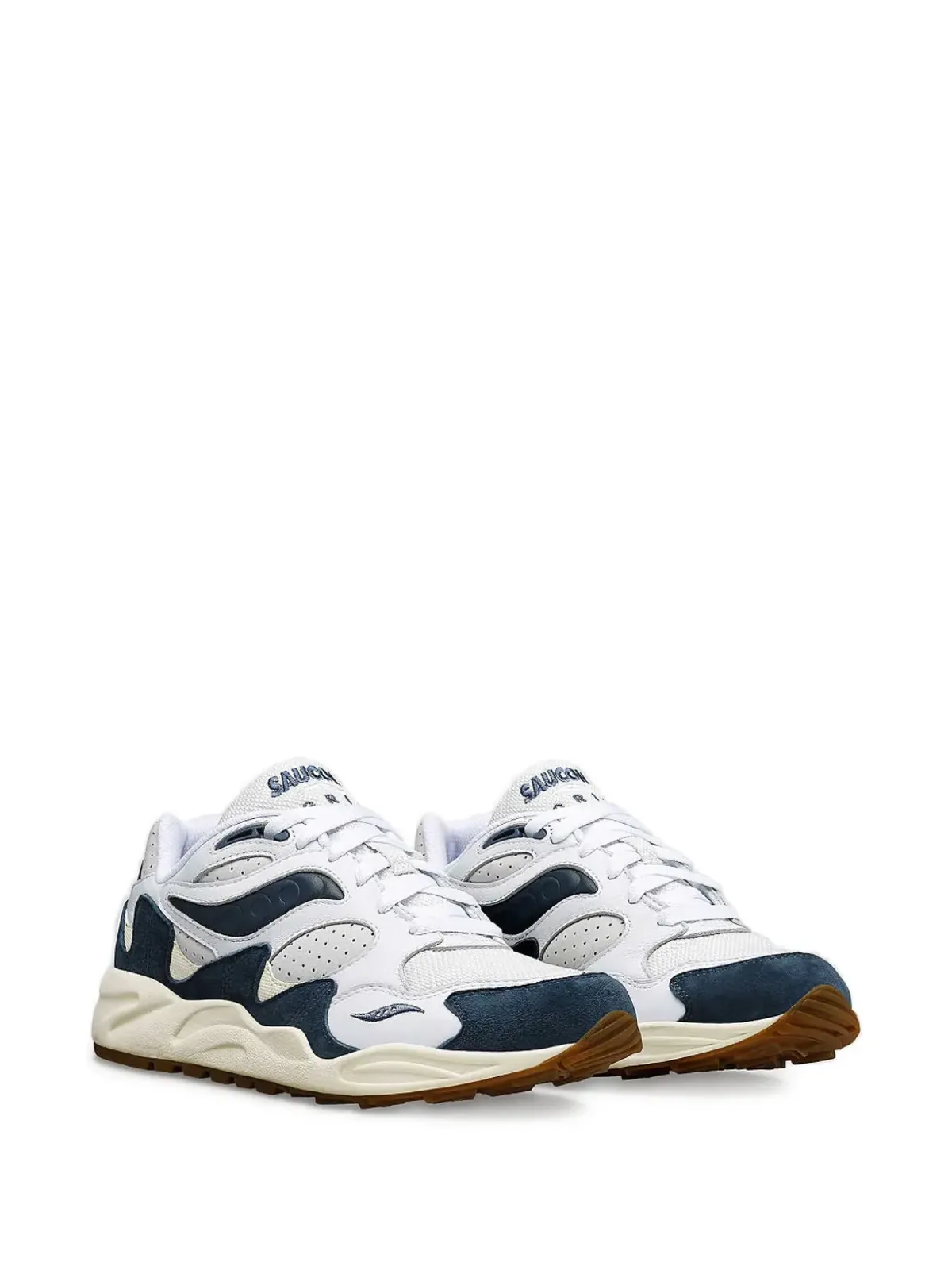 Saucony グリッドシャドウ2 Ivy Prep White Navy スニーカー - 画像2