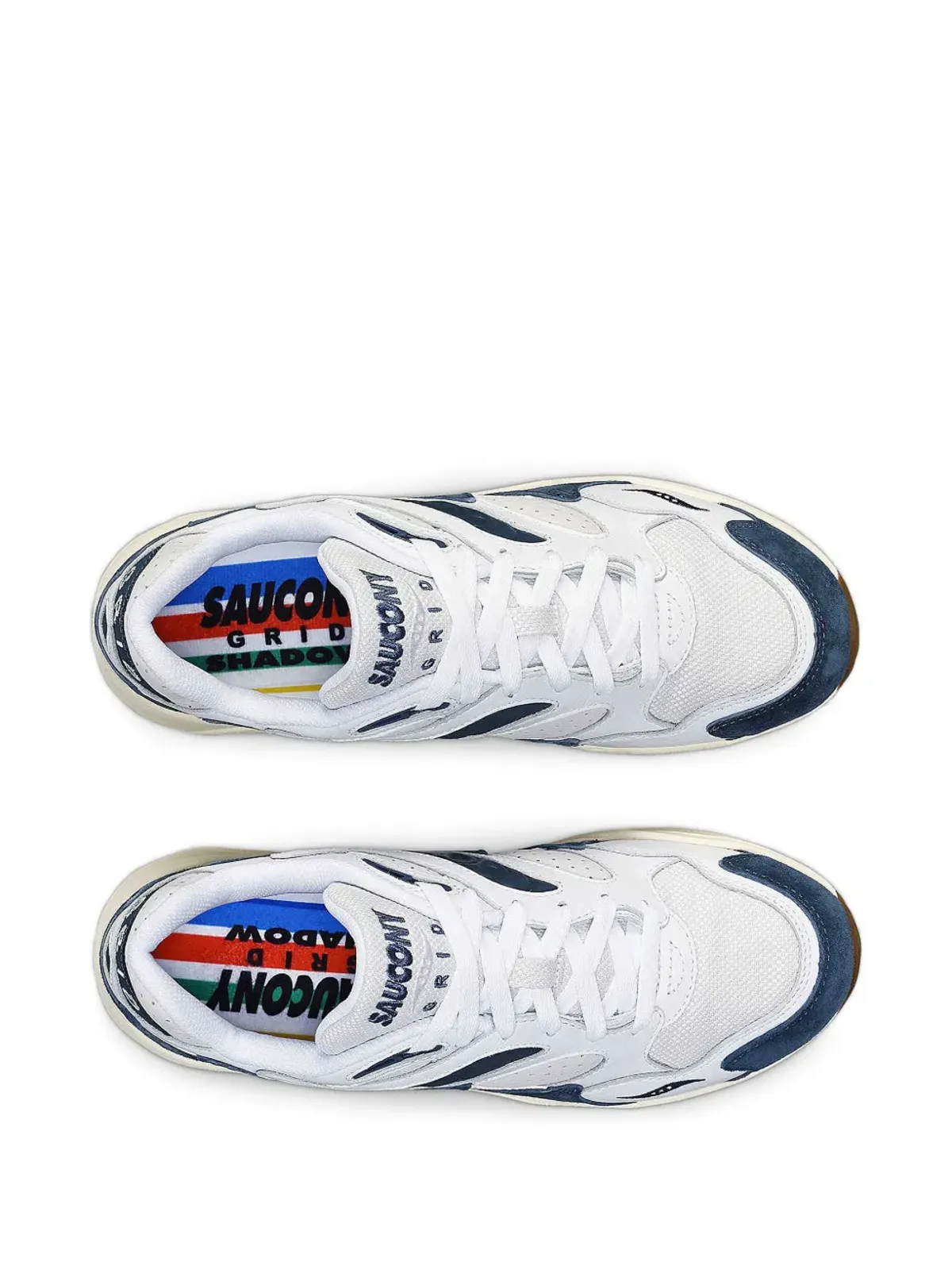 Saucony グリッドシャドウ2 Ivy Prep White Navy スニーカー - 画像4