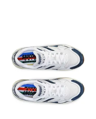 Saucony グリッドシャドウ2 Ivy Prep White Navy スニーカー - サムネイル4