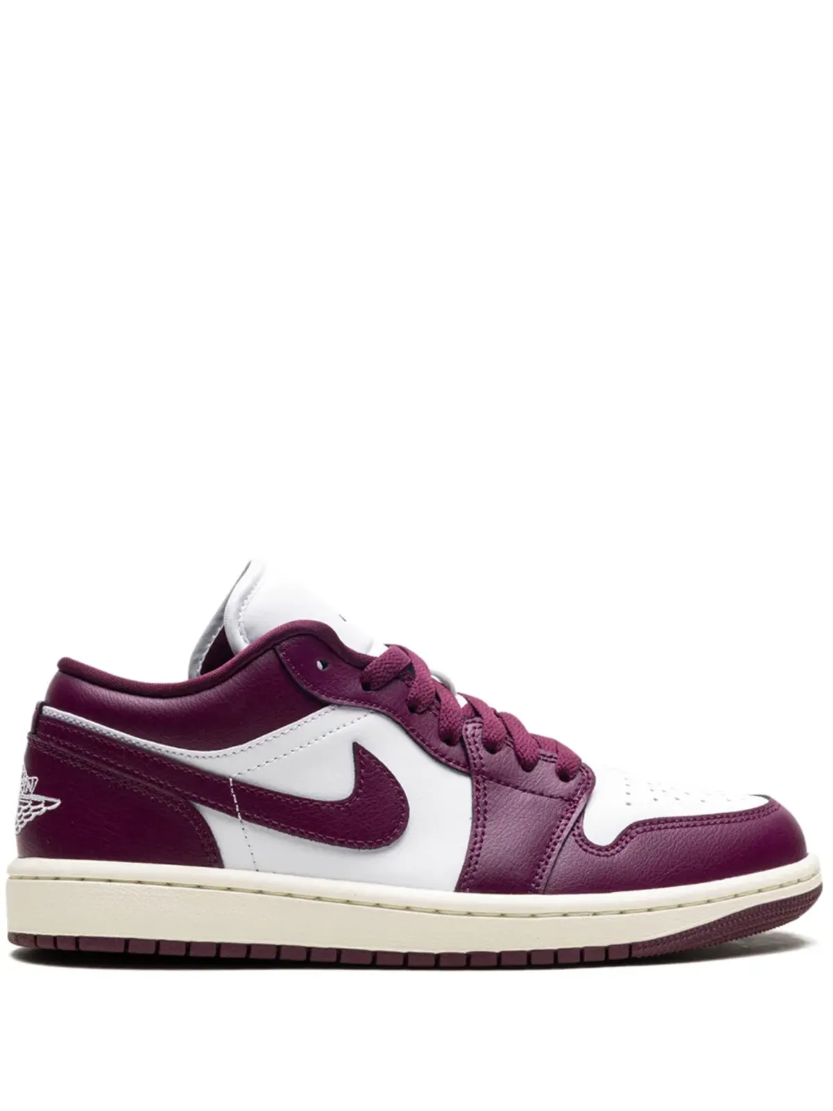 Jordan 1 Low ボルドー スニーカー - 画像1
