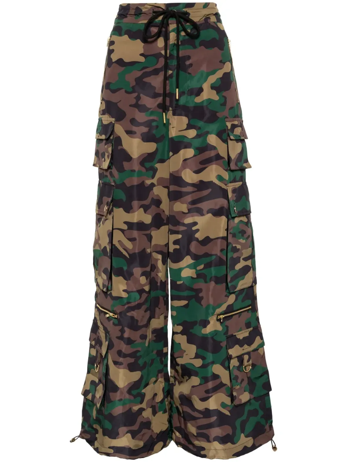 Cynthia Rowley カモフラージュ トラックパンツ - 画像1
