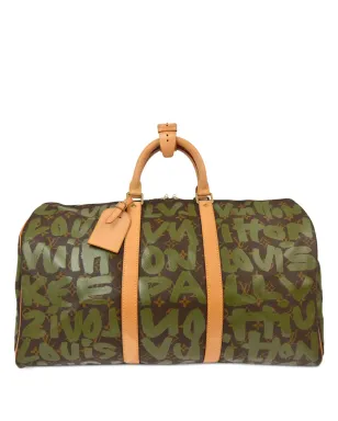 Louis Vuitton ビンテージ 2001 グラフィティ Keepall 50 ダッフルバッグ - サムネイル1