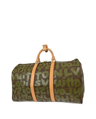 Louis Vuitton ビンテージ 2001 グラフィティ Keepall 50 ダッフルバッグ - サムネイル2