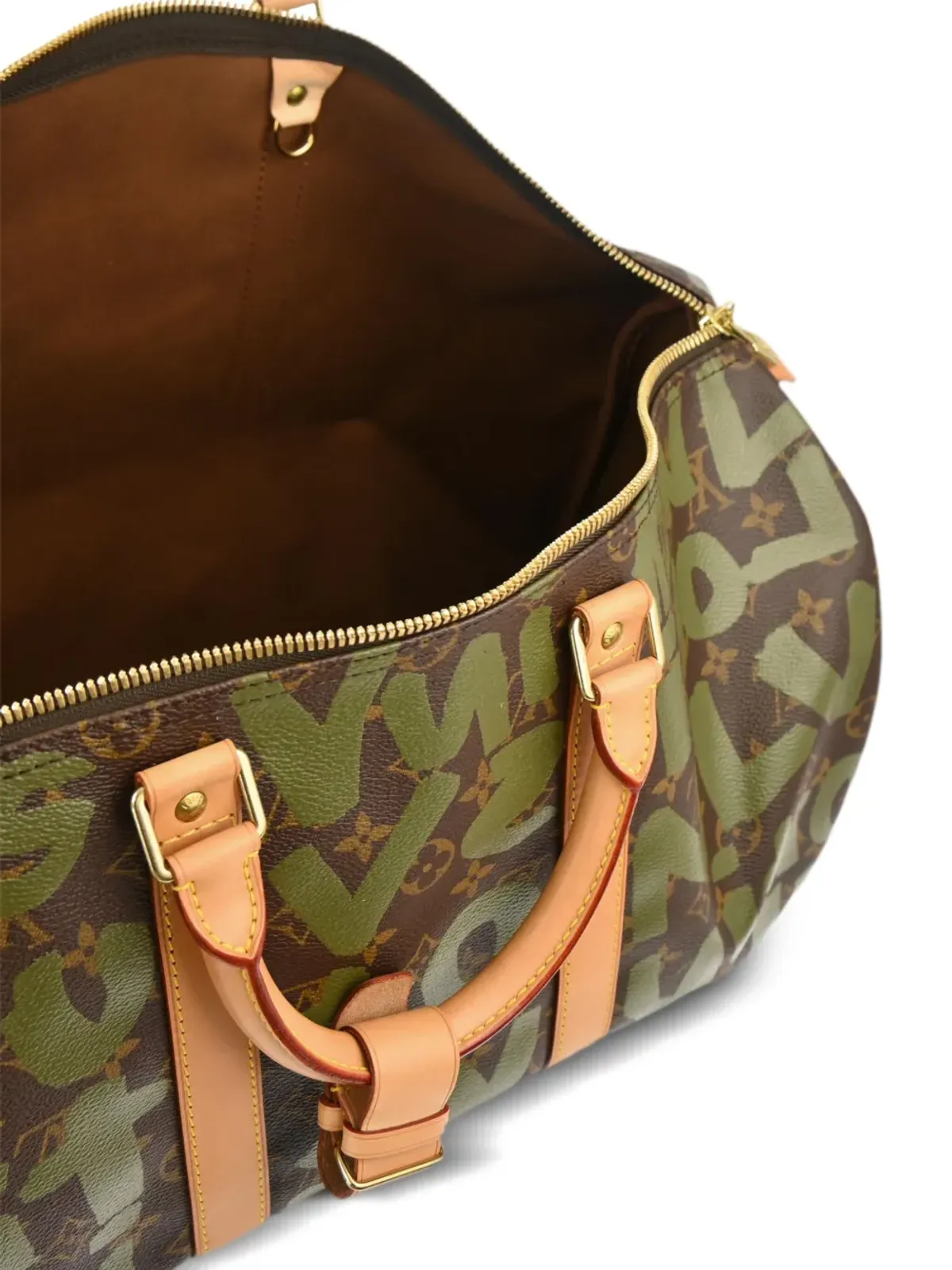 Louis Vuitton ビンテージ 2001 グラフィティ Keepall 50 ダッフルバッグ - 画像4