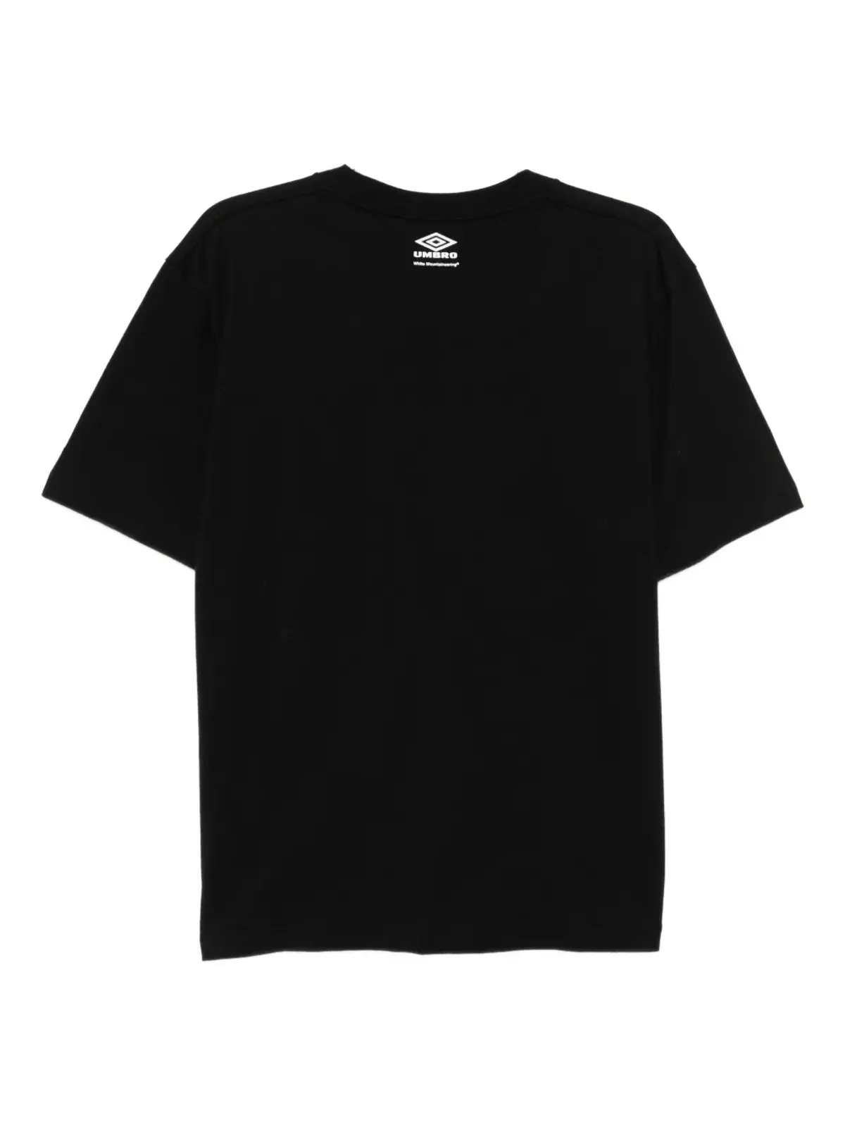 White Mountaineering 刺繍ロゴ入りTシャツ ブラック - 画像2
