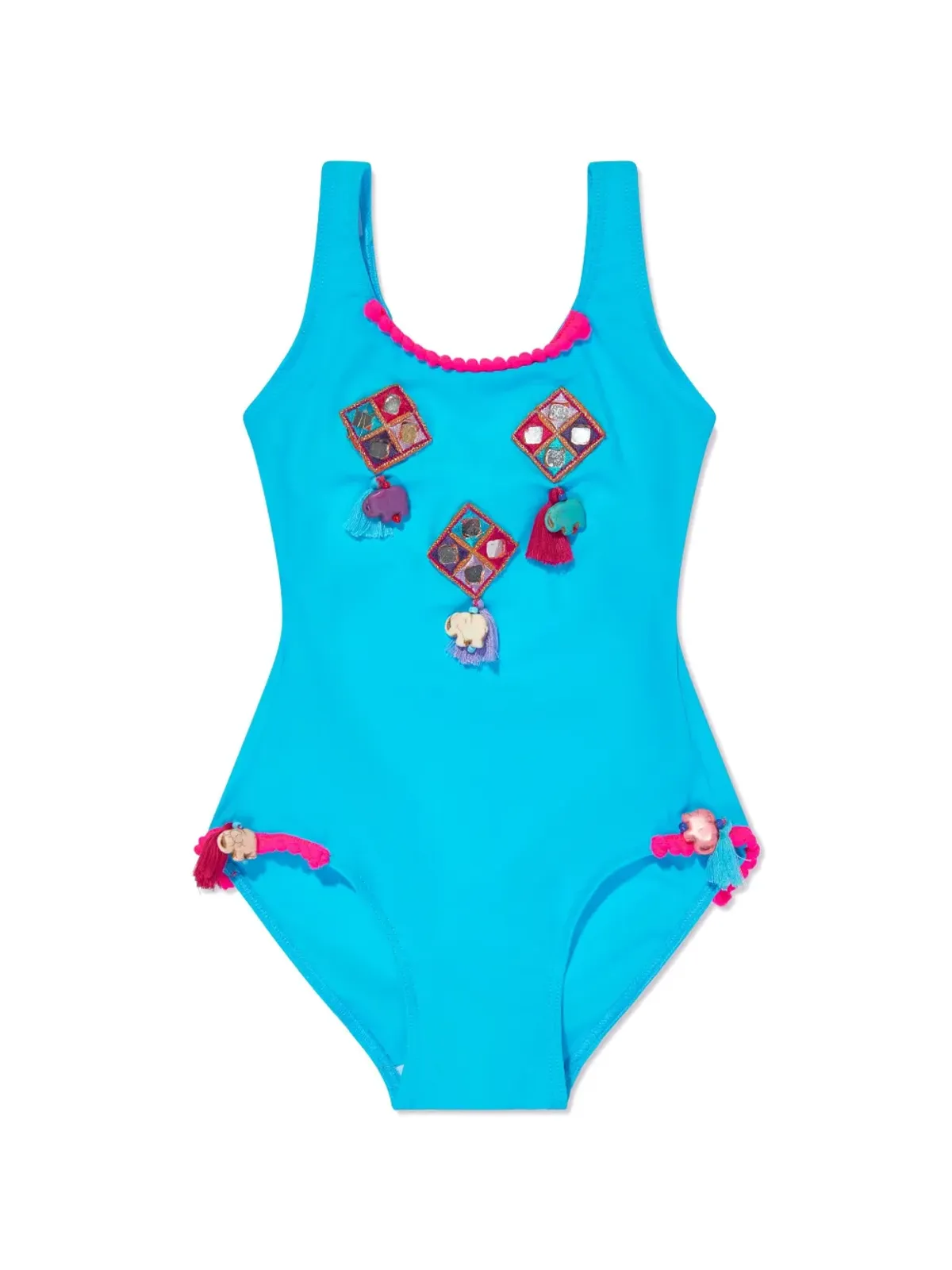 SELINIACTION KIDS Boho swimsuit - Blue - 画像1