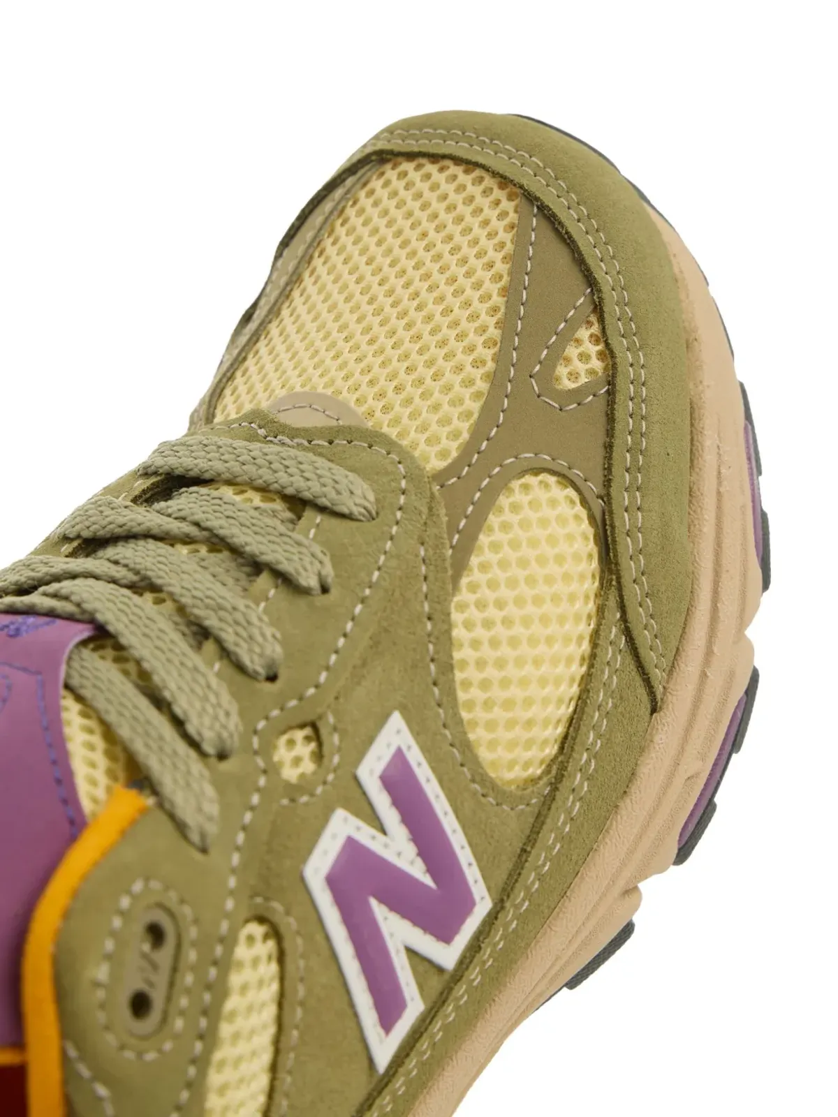 New Balance 993 米国製 オリーブリーフ/マイズ - 画像2
