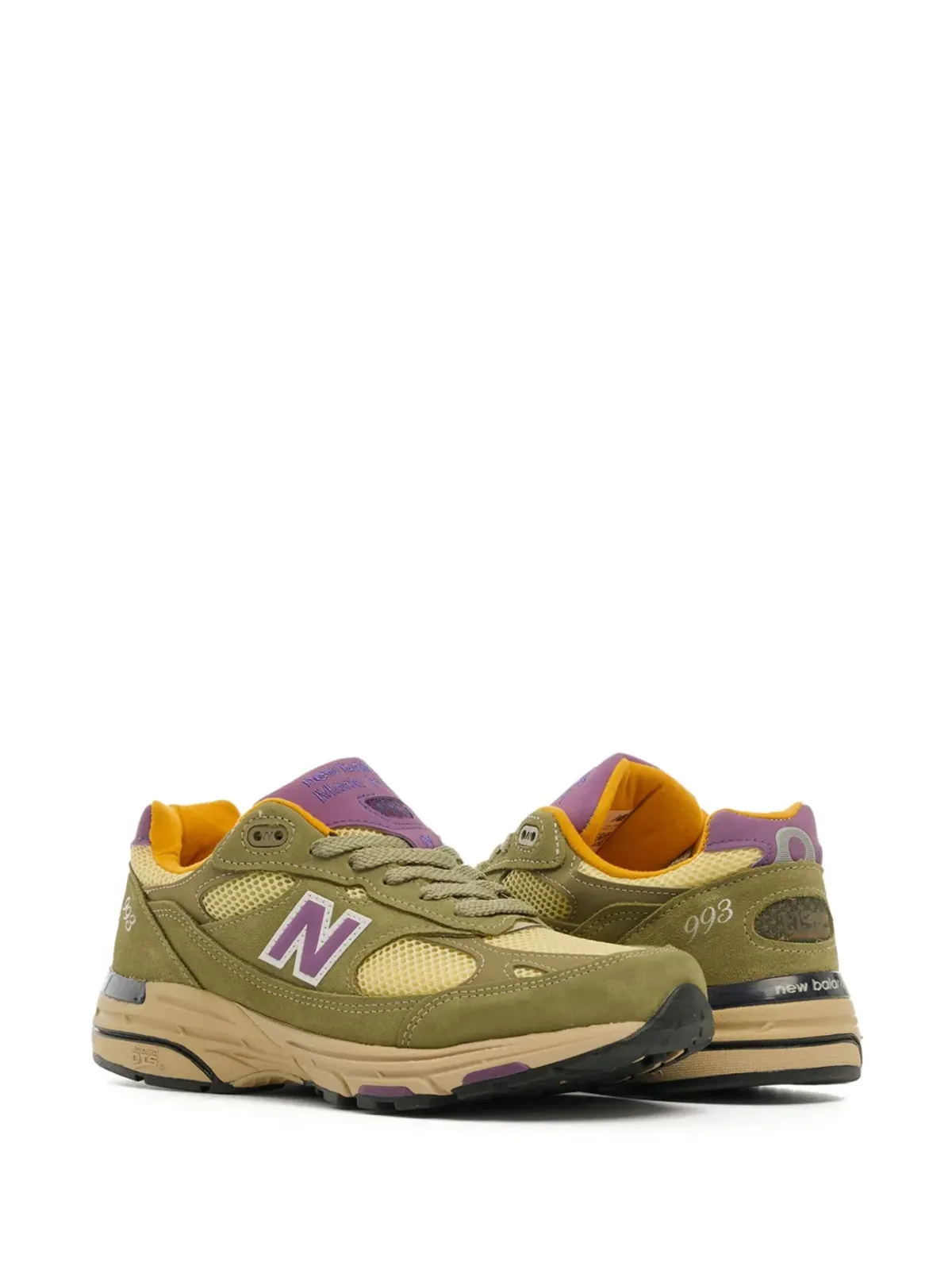 New Balance 993 米国製 オリーブリーフ/マイズ - 画像3