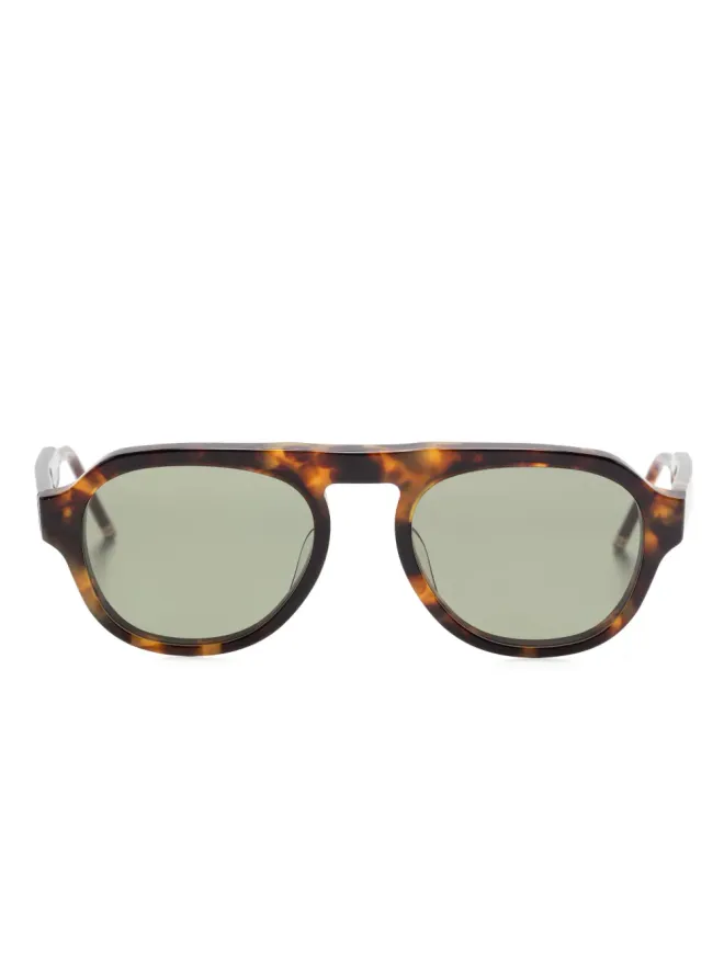 Thom Browne Eyewear Thom Browne Eyewear オーバルフレーム サングラスの商品画像