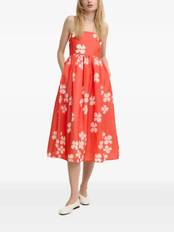 Stine Goya Stine Goya Yanina floral-print midi dressの商品画像