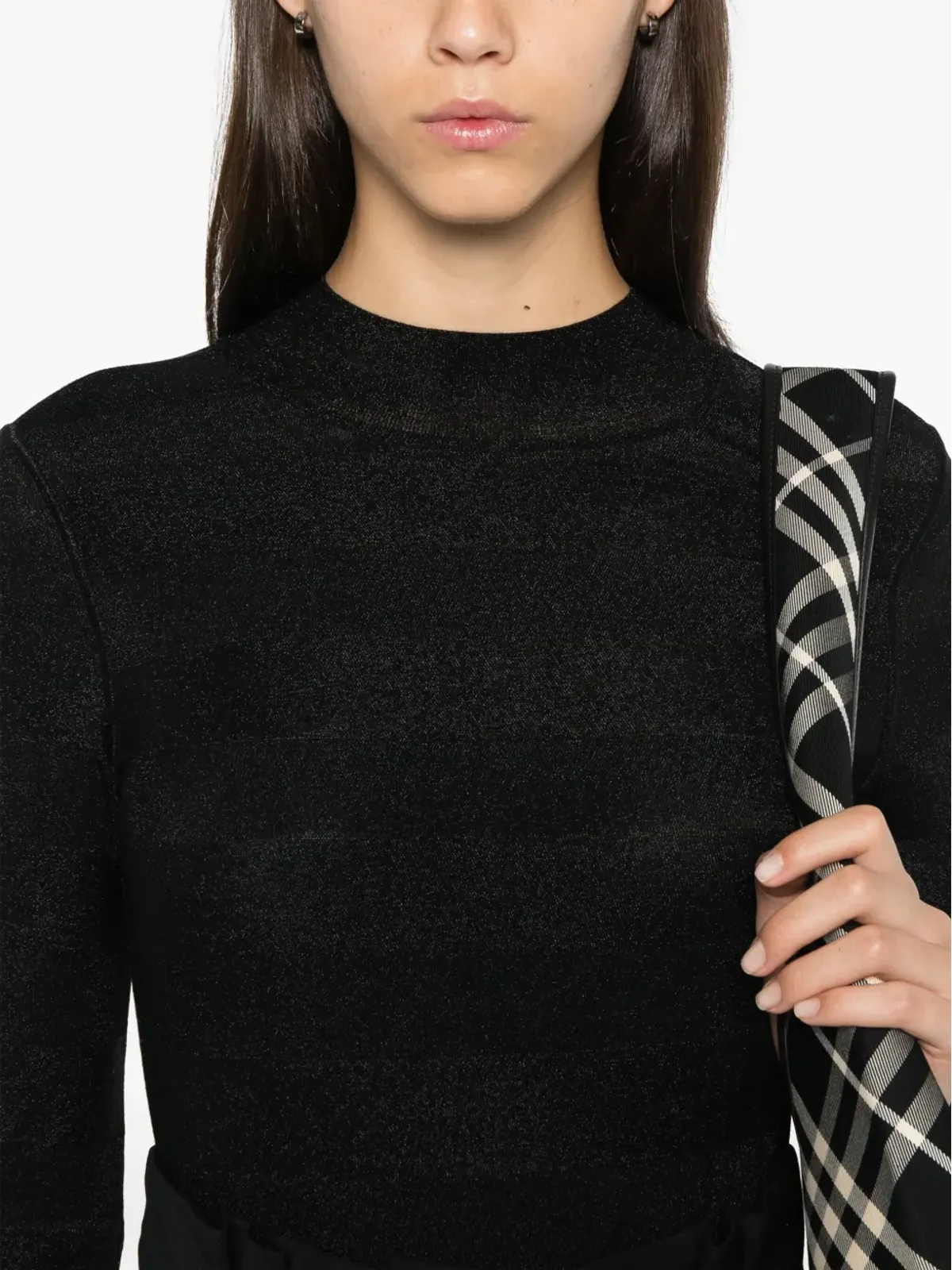 Emporio Armani シームレスモックネックセーター - 画像5