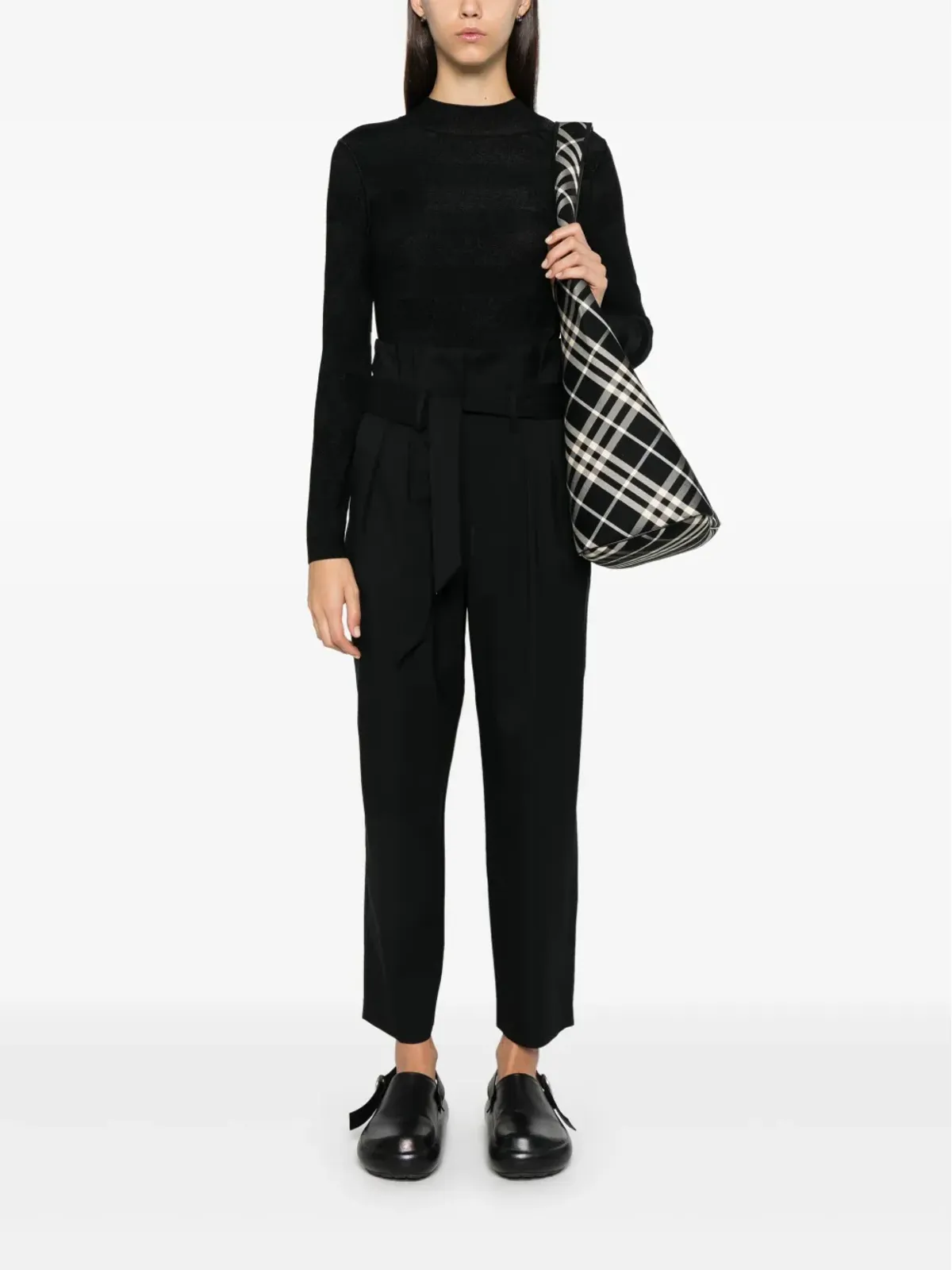 Emporio Armani シームレスモックネックセーター - 画像2