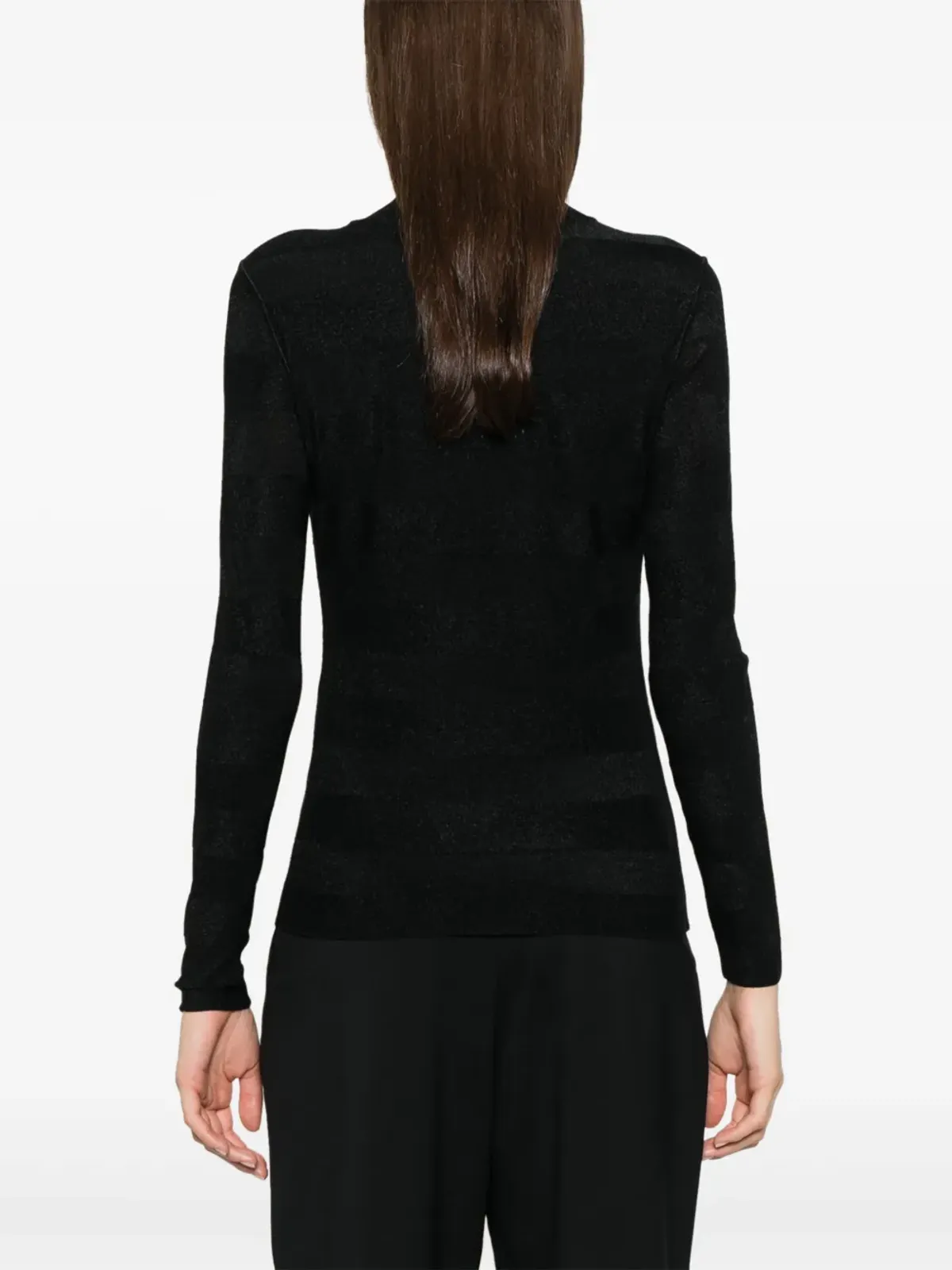 Emporio Armani シームレスモックネックセーター - 画像4