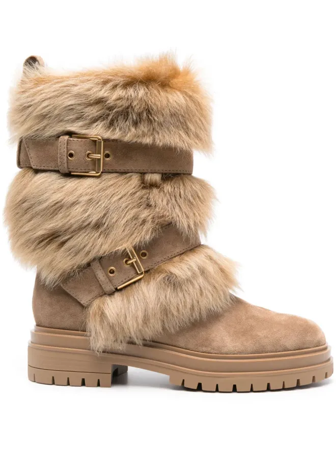 Gianvito Rossi Gianvito Rossi Maverick ブーツ - ブラウンの商品画像