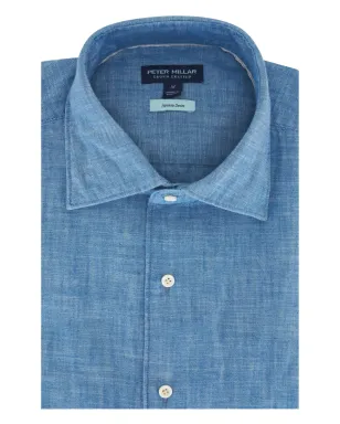 Peter Millar シャンブレー ボタンアップシャツ - サムネイル1
