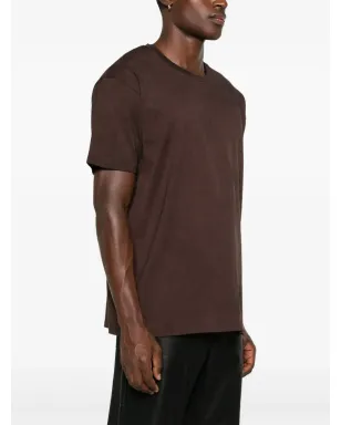 Avant Toi marbled-effect T-shirt - Brown - サムネイル3