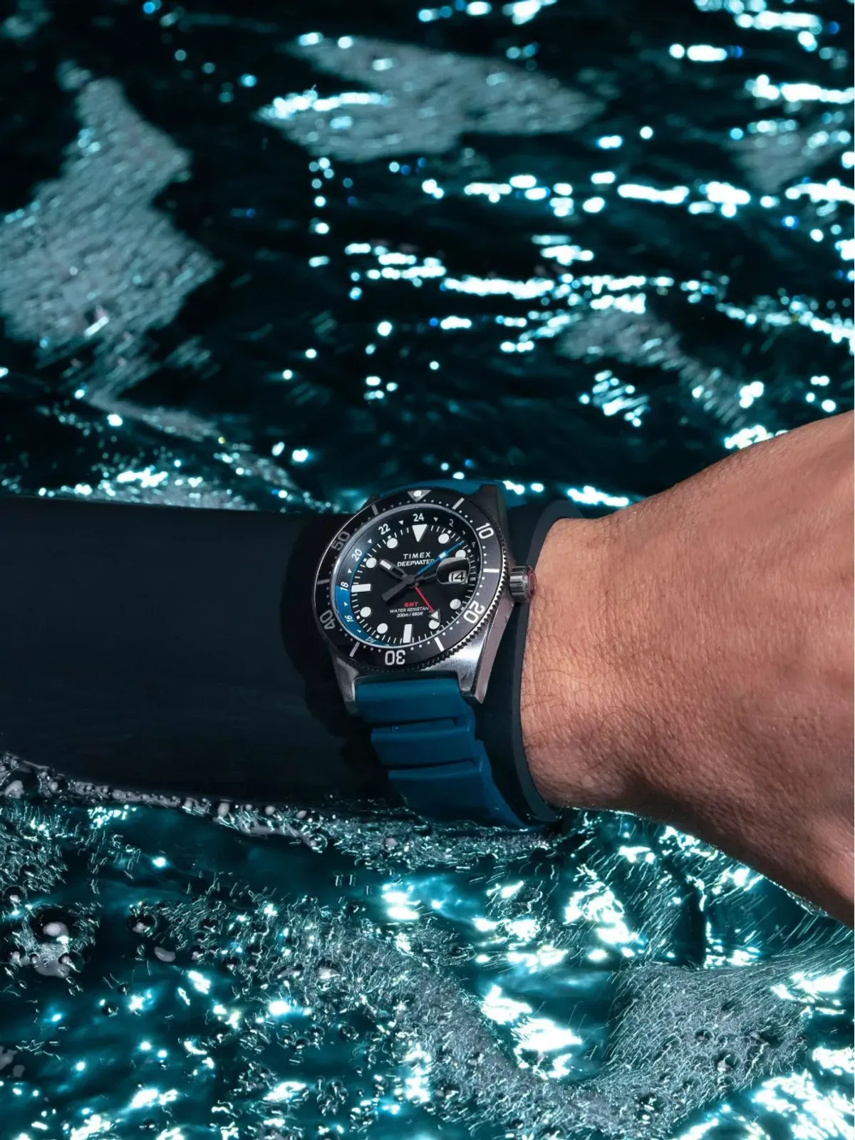 TIMEX ディープウォーターリーフ 200 ブルー - 画像3