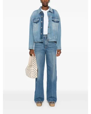 Stella McCartney スタッズ付きデニムジーンズ ブルー - サムネイル2