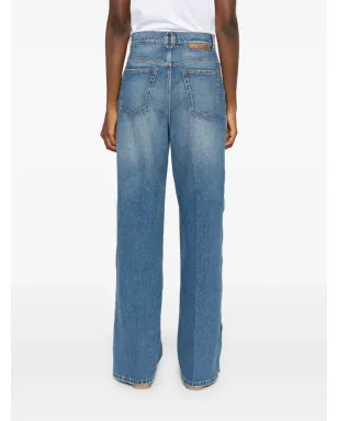 Stella McCartney スタッズ付きデニムジーンズ ブルー - サムネイル4