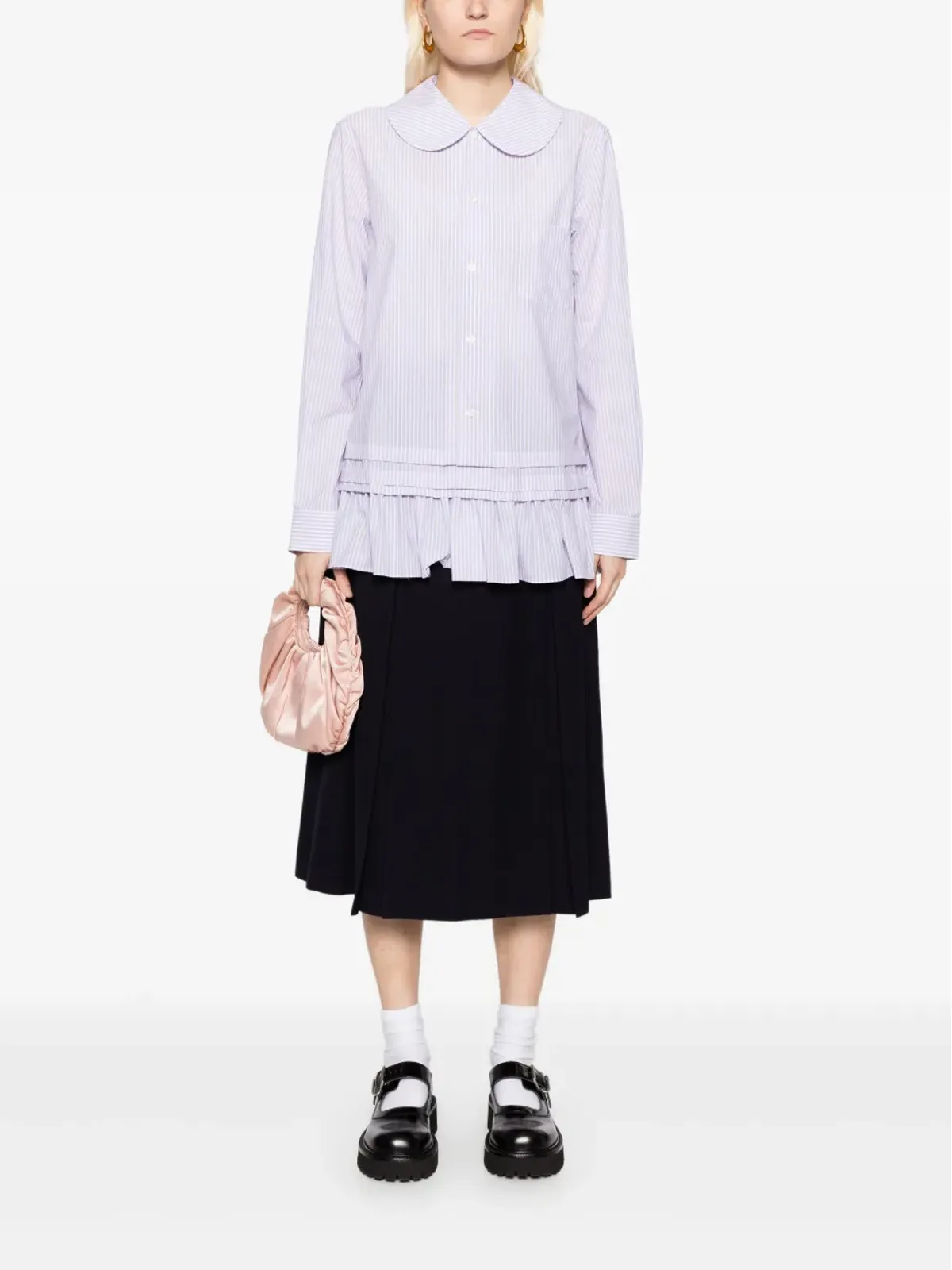 Comme Des Garçons Girl プリーツウールスカート - 画像2