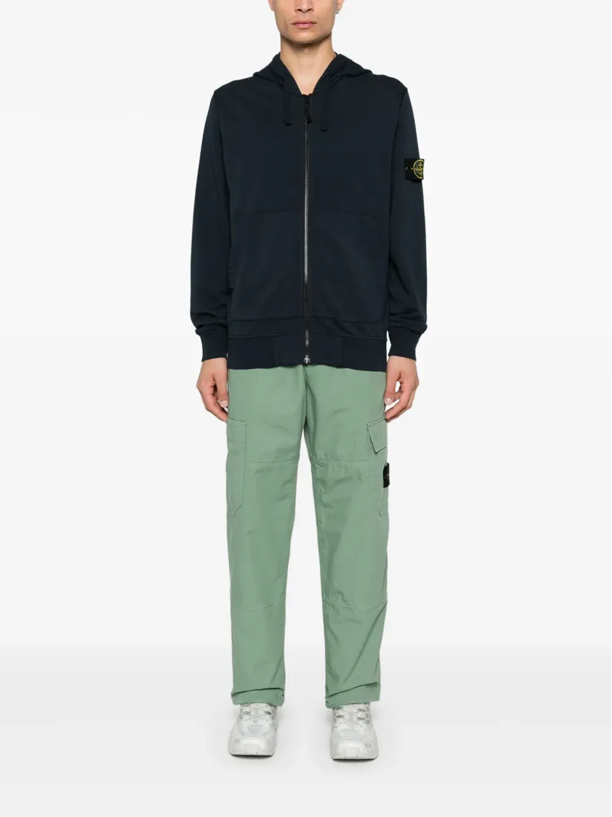 Stone Island コットンリップストップパンツ - 画像2