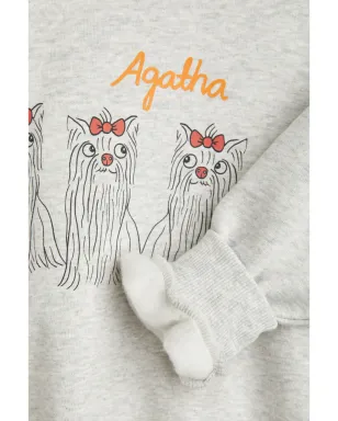 Mini Rodini Agatha Dogs スウェット - サムネイル3
