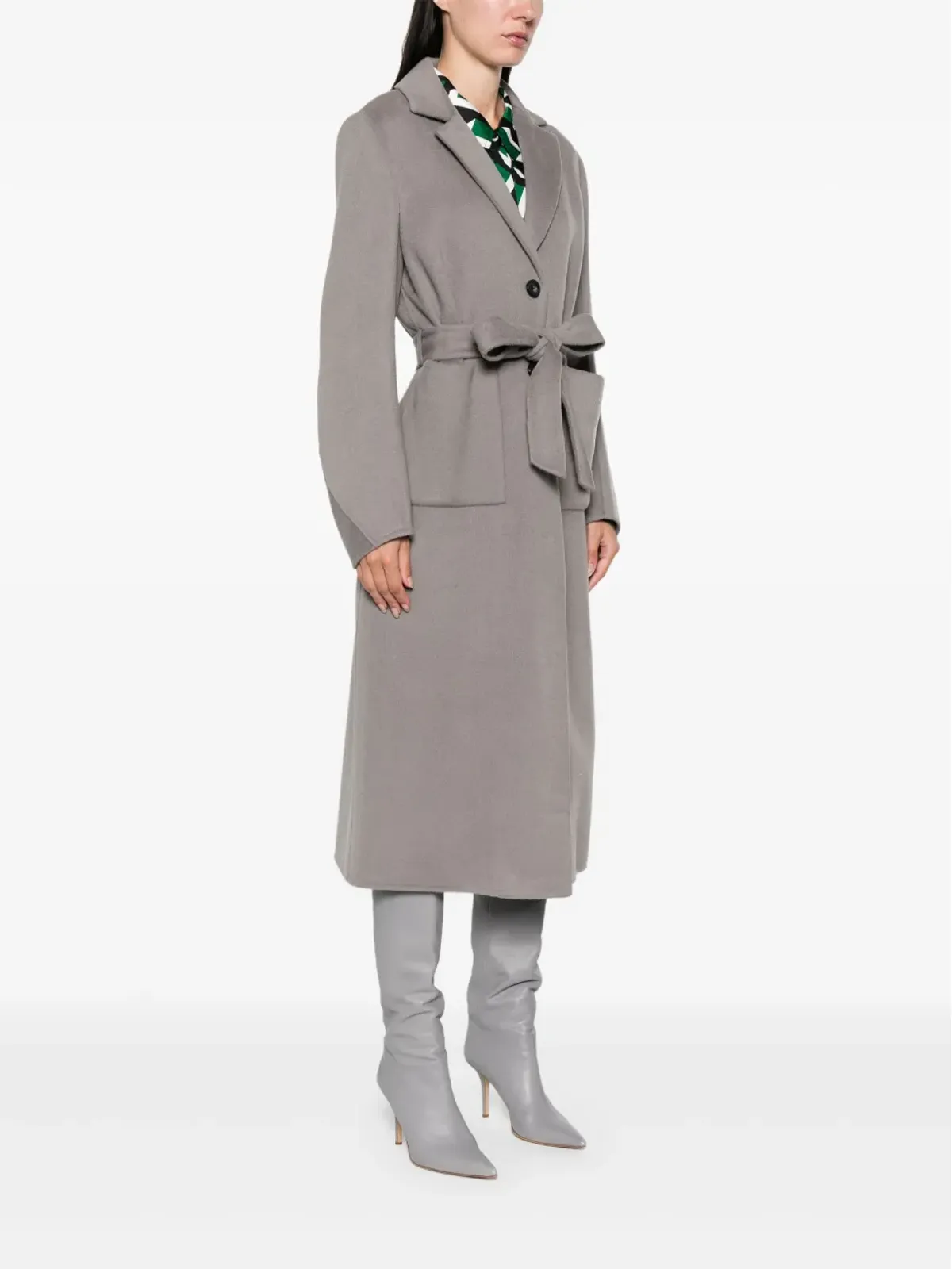 DVF Diane von Furstenberg Nene コート（グレー） - 画像3