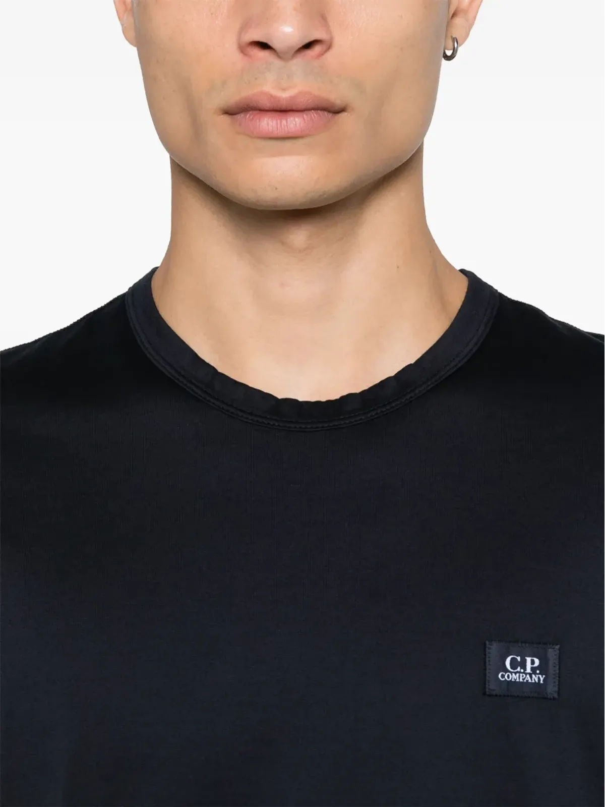 C.P. Company ロゴアップリケTシャツ - ブルー - 画像5
