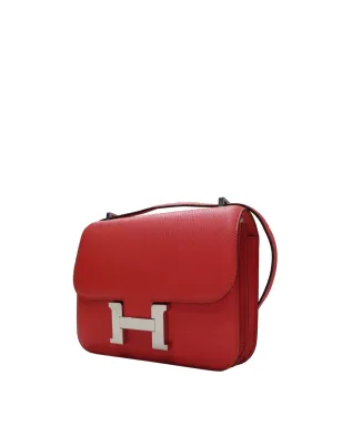 Hermès ビンテージ Epsom Mini Constance 18 クロスボディバッグ - レッド - サムネイル3