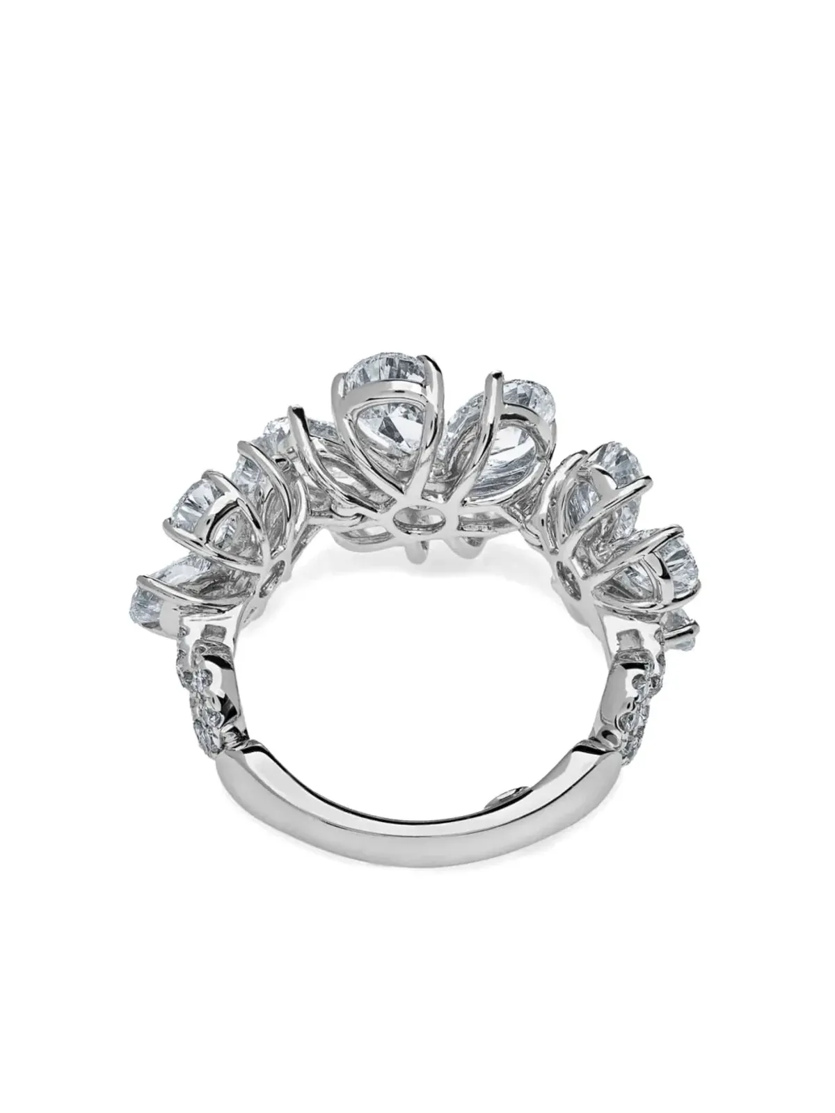 Jewels Aficionado 花モチーフ ダイヤモンドリング - 画像3