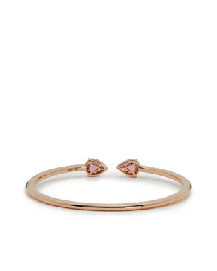 Jewels Aficionado 18kt rose gold sapphire bangle - サムネイル3