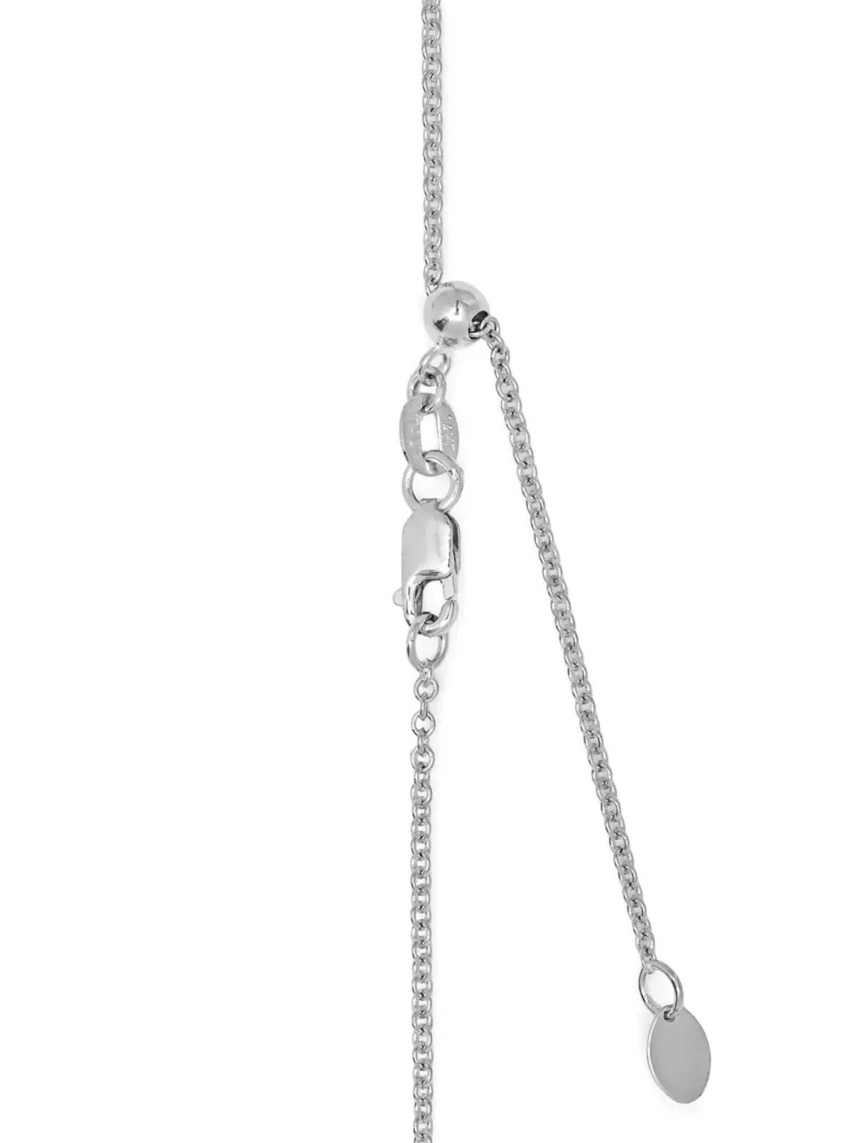 Jewels Aficionado 18kt white gold Butterfly diamond necklace - Silver - 画像4