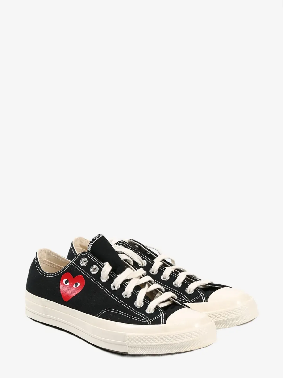 Comme Des Garçons Play x Converse プレイ チャック70 OG トレーナー ブラック - 画像3