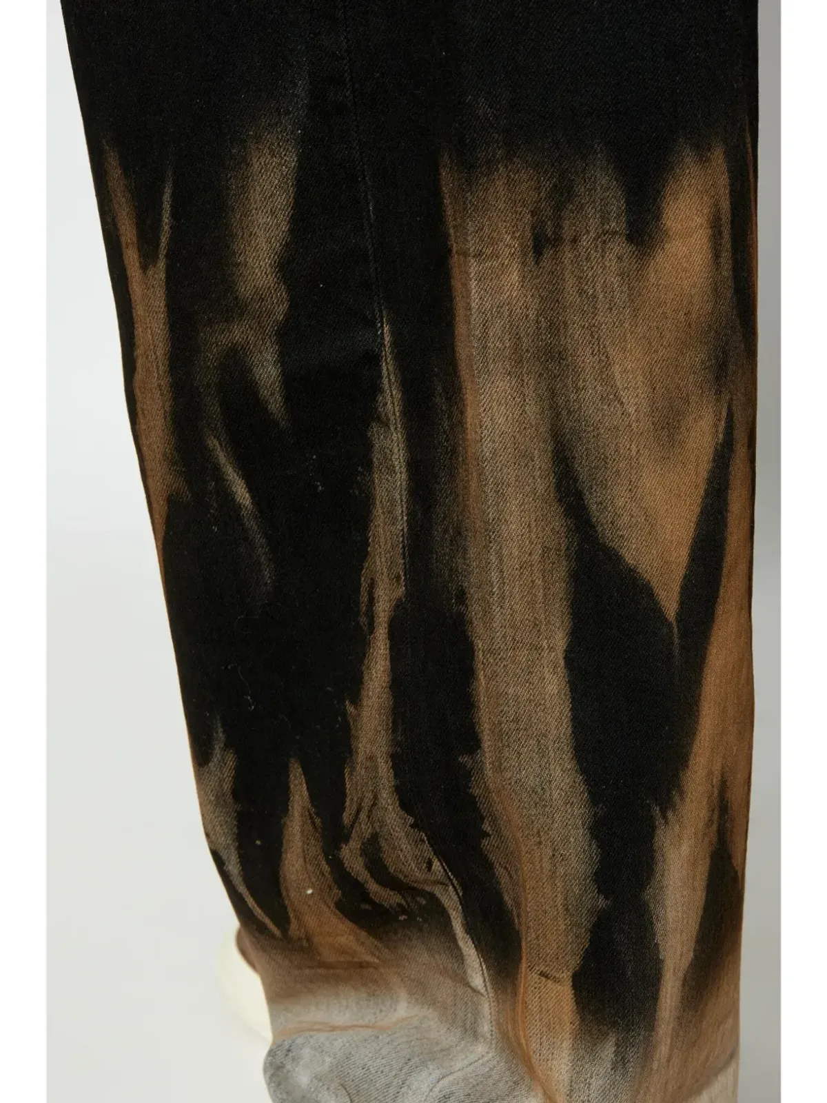 Rick Owens DRKSHDW グラデーション加工ジーンズ ブラック - 画像5