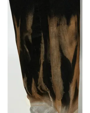 Rick Owens DRKSHDW グラデーション加工ジーンズ ブラック - サムネイル5