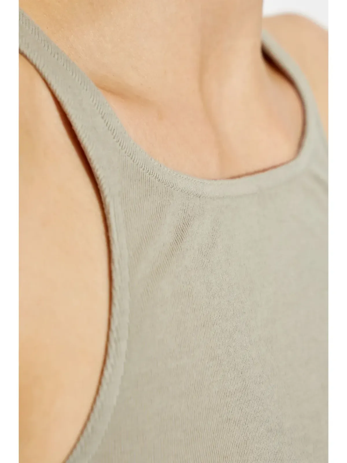Rick Owens DRKSHDW ノースリーブトップス - グレー - 画像5