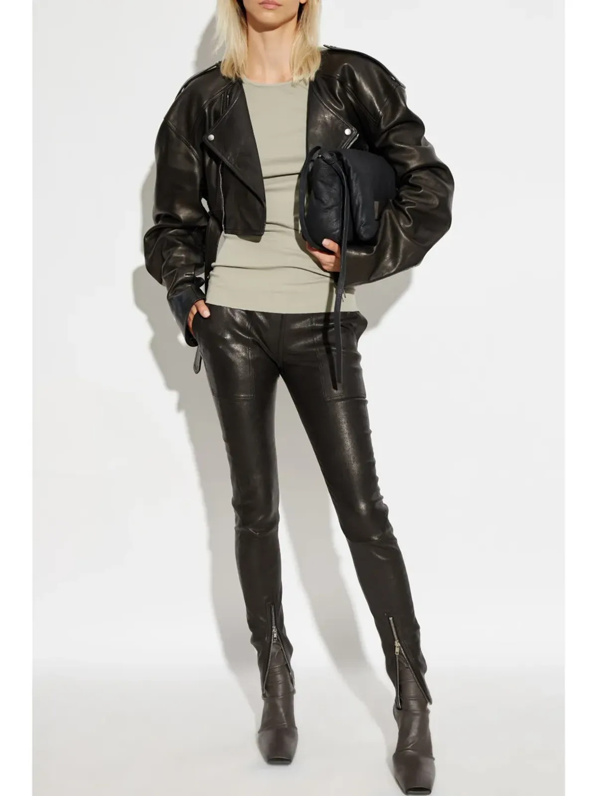 Rick Owens DRKSHDW ノースリーブトップス - グレー - 画像2