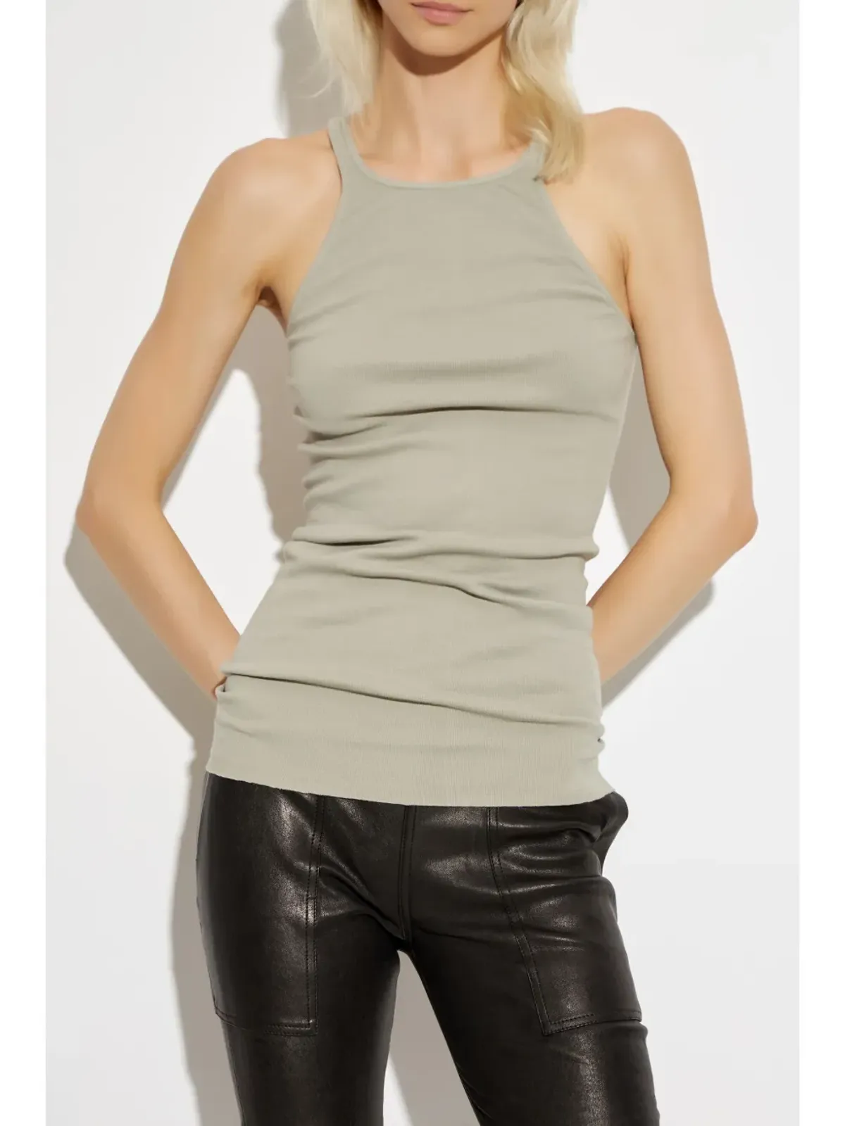 Rick Owens DRKSHDW ノースリーブトップス - グレー - 画像3